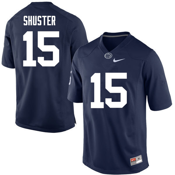 NCAA Nike Men's Penn State Nittany Lions Michael Shuster #15 College Football Authentic Navy Stitched Jersey DPO2598DL